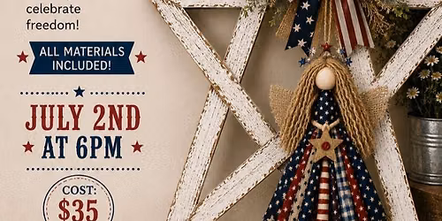 Patriotic Star Wreath  Craft