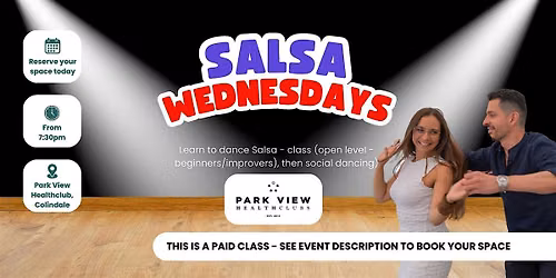 Salsa Wednesdays (Salsa dance classes for improvers, then social dancing)