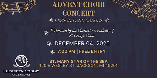 Advent Choir Concert - Lessons and Carols