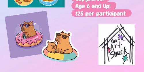 Capybara Summer Art Party! 