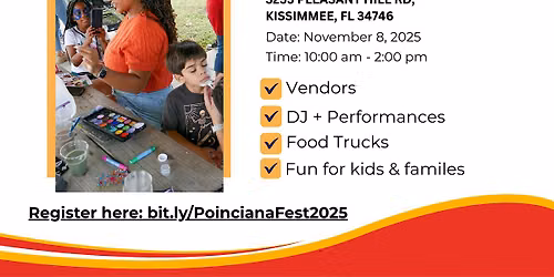 PoincianaFest 2026 - A Poinciana Festival of Community and Commerce