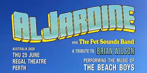AL JARDINE | PERFORMING THE HITS OF THE BEACH BOYS | 25 JUNE 2026 | REGAL THEATRE, PERTH