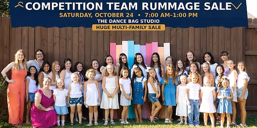 Huge Multi-Family Rummage Sale | Dance Team Fundraiser