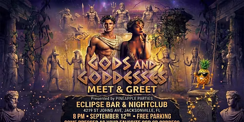 \u26a1 Pineapple Parties presents GODS & GODDESSES