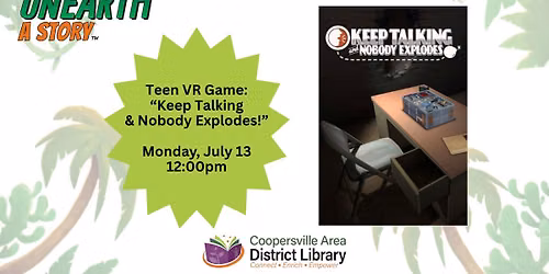 Teen VR Game: "Keep Talking & Nobody Explodes!"