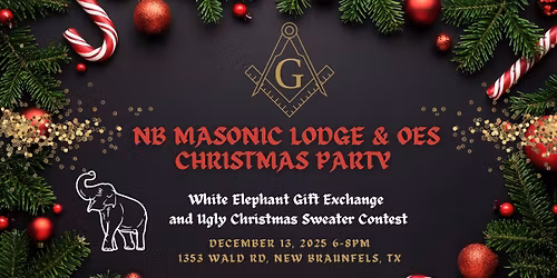 NB Masonic Lodge and OES Christmas Party