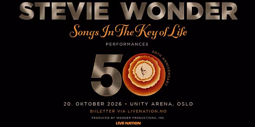 Stevie Wonder: Songs In The Key of Life Performances - 50th Anniversary Tour / Unity Arena