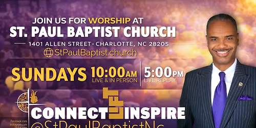 Sunday Morning Worship @ St. Paul Baptist Church - Charlotte, NC