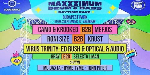MaXXXimum Drum and Bass Daytime Rave - Budapest Park