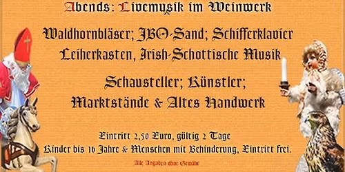 Historischer Weihnachtsmarkt in Sand am Main