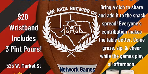 Sunday Pigskin & Potluck