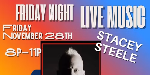 Koozies sports bar and grill Friday night live music with Stacey Steele 