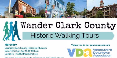 Wander Clark County: HerStory - Early Tour (9:00 AM)
