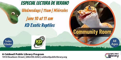 Summer Reading Special- KD Exotic Reptiles