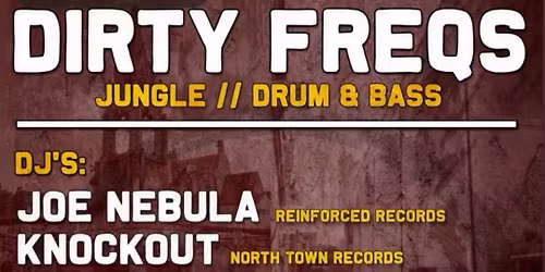 DirtyFreqs drum & Bass night