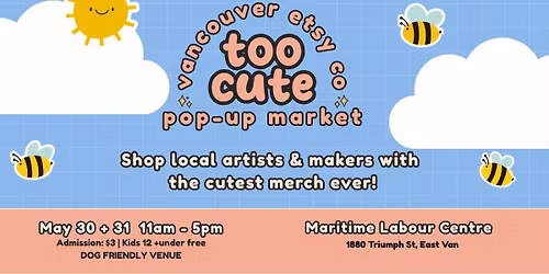 Vancouver Etsy CO - Too Cute Pop Up Market 2026