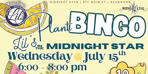 Plant Bingo with Bloomers