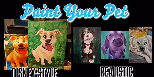 Pet Portrait Paint Party at Stealey's Tavern