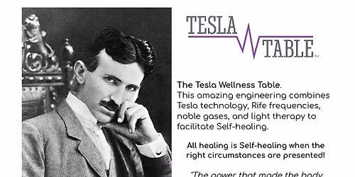 Tesla Table & Aura Biofeedback Pop-Up Shop