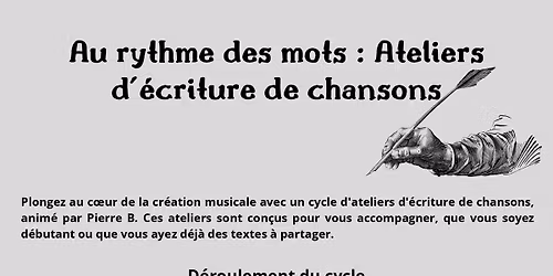 Au rythme des mots - Cycle d'ateliers d'\u00e9criture de chansons (texte)