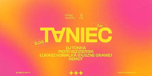 T\u2200NIEC: Dj Tonka x Piotr K\u0119dzierski | Open Air | Pozna\u0144
