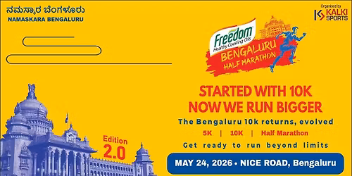 Freedom Bengaluru Half Marathon 2026