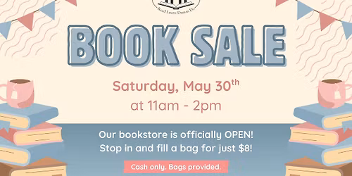 Jenkintown Library Bookstore $8 Bag Sale