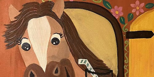When You Give a Horse a Donut... Paint Night