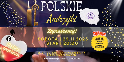🤩😍🇵🇱 POLSKA IMPREZA - ANDRZEJKI 2025 🇵🇱🔥🔑🔮⌛🎊🪩❤️‍🔥🇵🇱🇵🇱🇵🇱