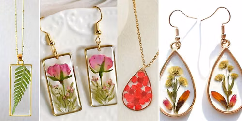 Pressed Flower & Resin Jewelry