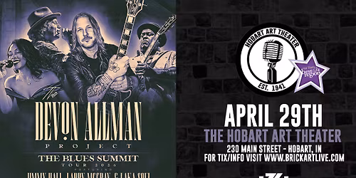 Devon Allman's Blues Summit at Hobart Art Theatre