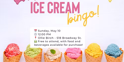 Ice Cream Bingo! - FREE - FAMILY FRIENDLY