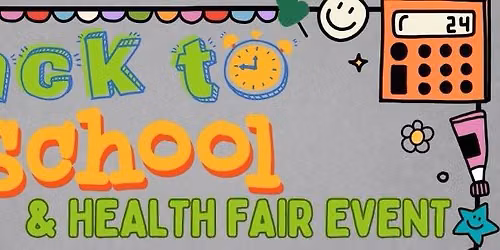Back-to-School & Health Fair Event