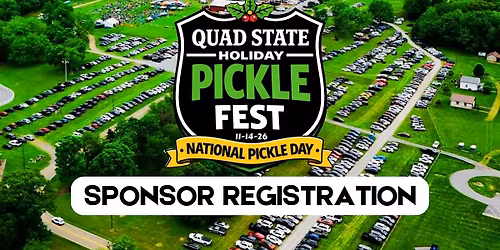 Quad State Holiday Pickle Fest on National Pickle Day Sponsor Registration