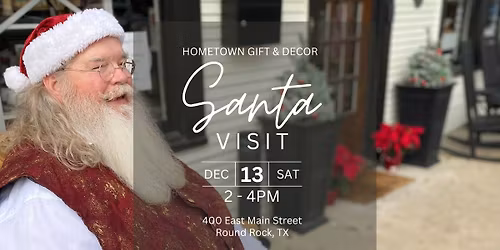 Santa Visits Hometown Gift & Decor
