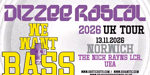 Dizzee Rascal at The Nick Rayns LCR | Norwich