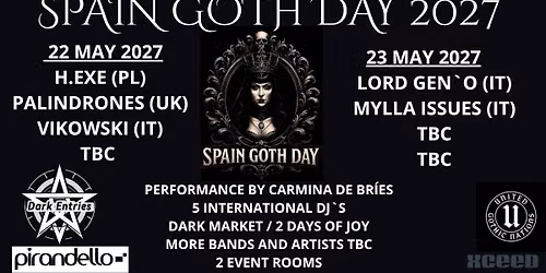 SPAIN GOTH DAY III   22 & 23 DE MAYO 2027 