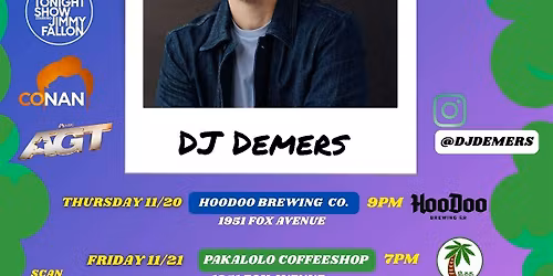 SUNDAY BRUNCH - DJ Demers at the Pakalolo Coffeeshop