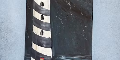 "Leave A Light On For Santa" 12x24 Acrylics Workshop