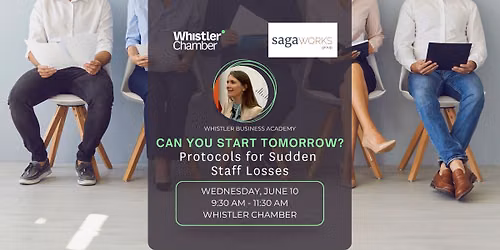 Can You Start Tomorrow? - Protocols for sudden Staff Losses