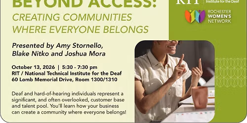 Beyond Access: Creating Communities Where Everyone Belongs
