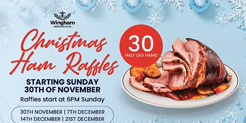 Christmas Ham Raffles