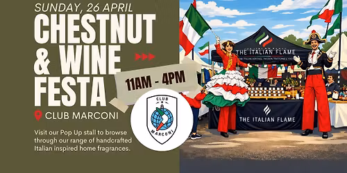 CHESTNUT \ud83c\udf30 & WINE \ud83c\udf77 FESTA 2026 \ud83c\uddee\ud83c\uddf9