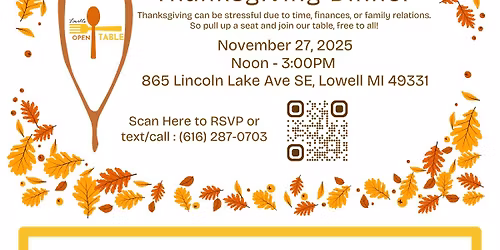 Lowell's Open Table Community Thanksgiving