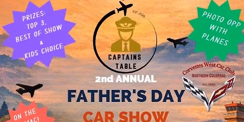 \u2708\ufe0f\ud83d\ude97 2nd Annual Father\u2019s Day Car Show on the Tarmac \ud83d\ude97\u2708\ufe0f