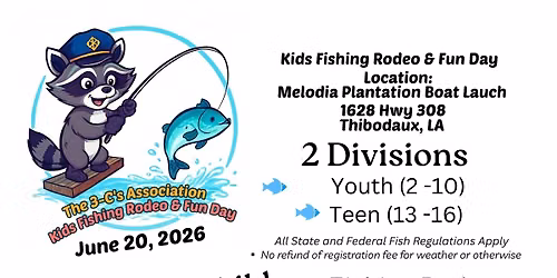 The 3-C's Kids Fishing Rodeo and Fun Day