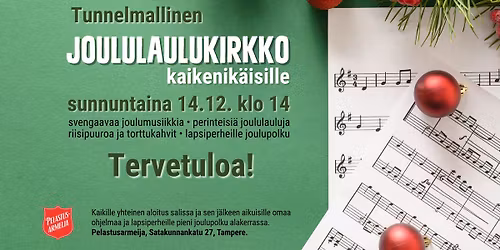 Joululaulukirkko kaikenik\u00e4isille