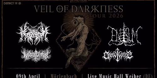 ASAGRAUM \/ Weiher \/ Veil Of Darkness Tour 2026