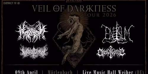 ASAGRAUM \/ Weiher \/ Veil Of Darkness Tour 2026
