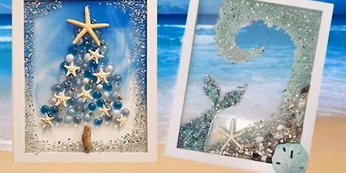 Sea Glass Framed Resin Art Workshop